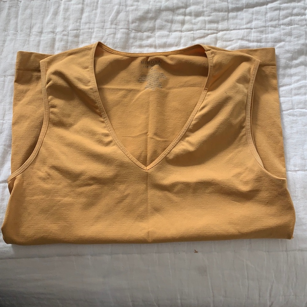Super stretchy wide strapped tank top